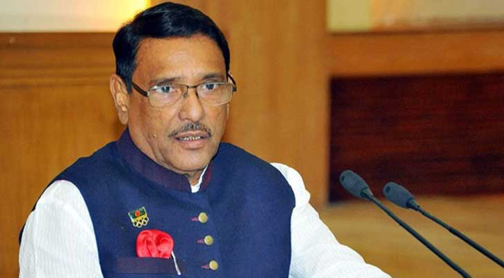 Obaidul Quader's health condition improving