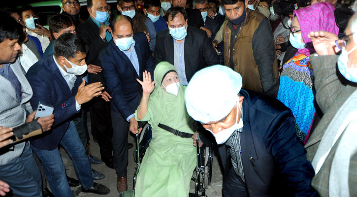 Khaleda to be taken to hospital in afternoon 