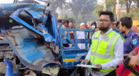 Four killed from bus-truck collision in Tangail 