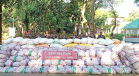 Smuggled Indian goods seized in Sylhet, Sunamganj drives