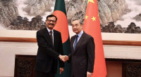 Foreign adviser Touhid meets Chinese foreign minister Wang Yi