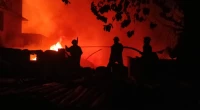 Fire at Khilgaon sawmill after explosion 