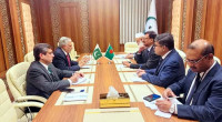 Foreign Adviser meets Pakistan Deputy PM in Jeddah