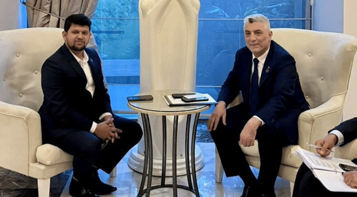 Mahfuj meets Turkish trade minister Bolat