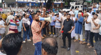 Ishraque supporters continue protest for 8th day at Nagar Bhaban