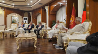 BNP delegation in meeting with CA Yunus at Jamuna 