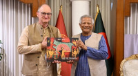 German Ambassador bids farewell to Chief Adviser Prof Yunus