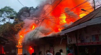 Fire destroys 42 shops in Narsingdi