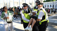 UK police arrested 522 who backed banned pro-Palestine group