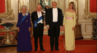 King and Trump celebrate UK-US ties in Windsor state banquet