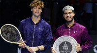 Sinner sweeps Alcaraz to retain Six Kings Slam