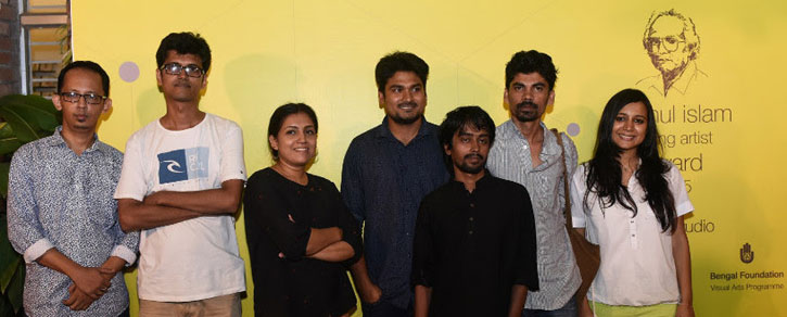 তরুণ শিল্পীদের আমিনুল ইসলাম অ্যাওয়ার্ড প্রদান