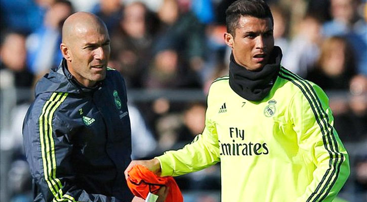 ক্ষুব্ধ হননি রোনালদো, বললেন জিদান