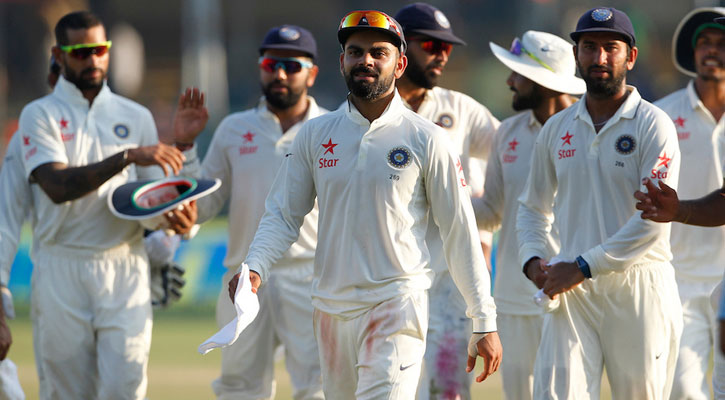 ঐতিহাসিক টেস্টে ভারতের অবিস্মরণীয় জয়