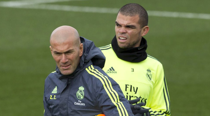 ডর্টমুন্ড ম্যাচে পেপেকে পাচ্ছেন জিদান