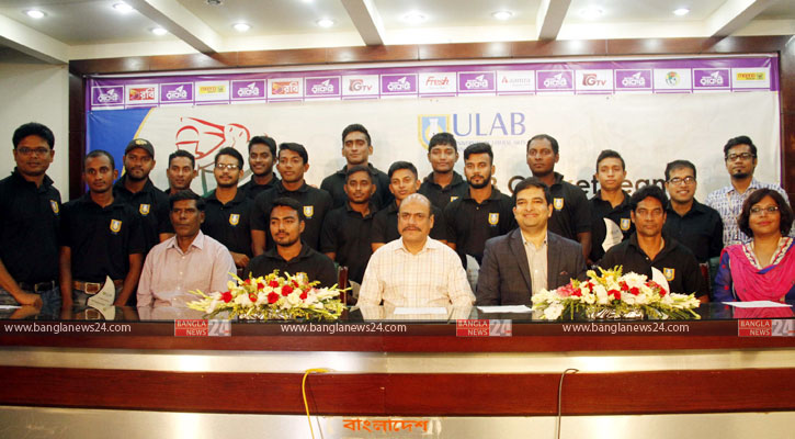 সংবর্ধনা পেল ইউল্যাবের ক্রিকেটাররা