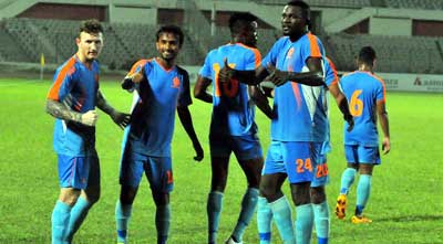 পয়েন্ট ভাগাভাগি শেখ রাসেল ও ঢাকা আবাহনীর