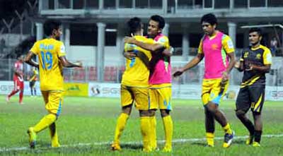 সকার ক্লাব ফেনীকে ১-০ গোলে হারলো চট্টগ্রাম আবাহনী