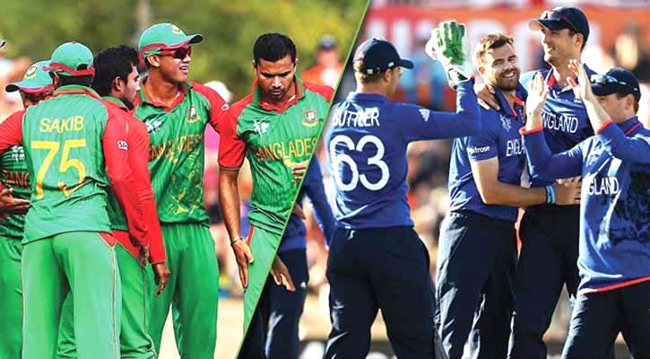 শুক্রবার রাতে আসছে ইংল্যান্ড