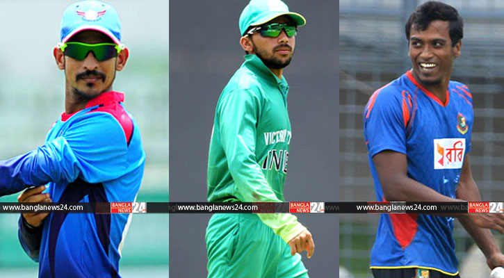 ঢাকায় নাসির, রাজশাহীতে মুমিনুল, রংপুরে রুবেল