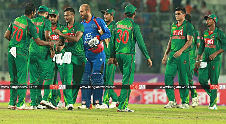 আফগানদের উড়িয়েই শততম জয় পেল বাংলাদেশ