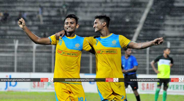 টিম বিজিএমসিকে ৩-১ গোলে হারালো চট্টগ্রাম আবাহনী