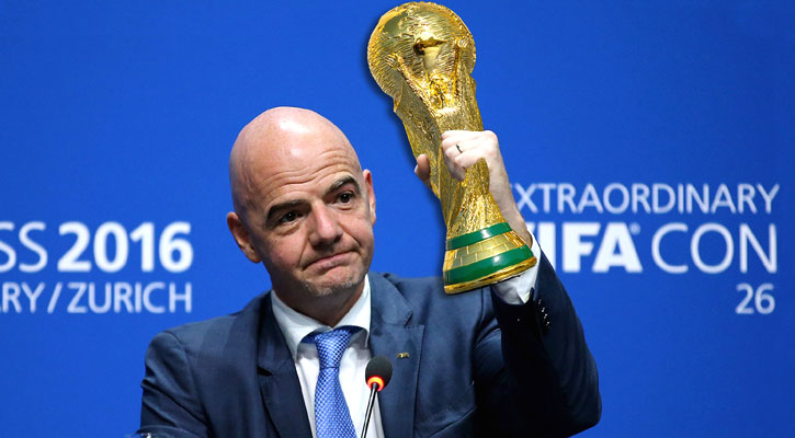 ৪৮ দলের বিশ্বকাপ চান ফিফা প্রেসিডেন্ট