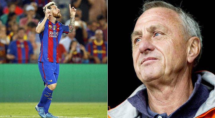 ক্রুইফের সেরা টিমে অনুপস্থিত মেসি