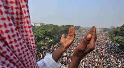 সোয়া ১১টার পর আখেরি মোনাজাত