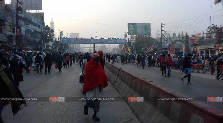 মোনাজাতের পর খুলবে এয়ারপোর্ট সড়ক