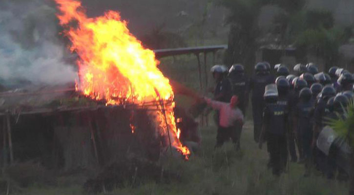 সাঁওতালপল্লীতে আগুনের ঘটনায় প্রতিবেদন নিয়ে আদেশ ৭ ফেব্রুয়ারি
