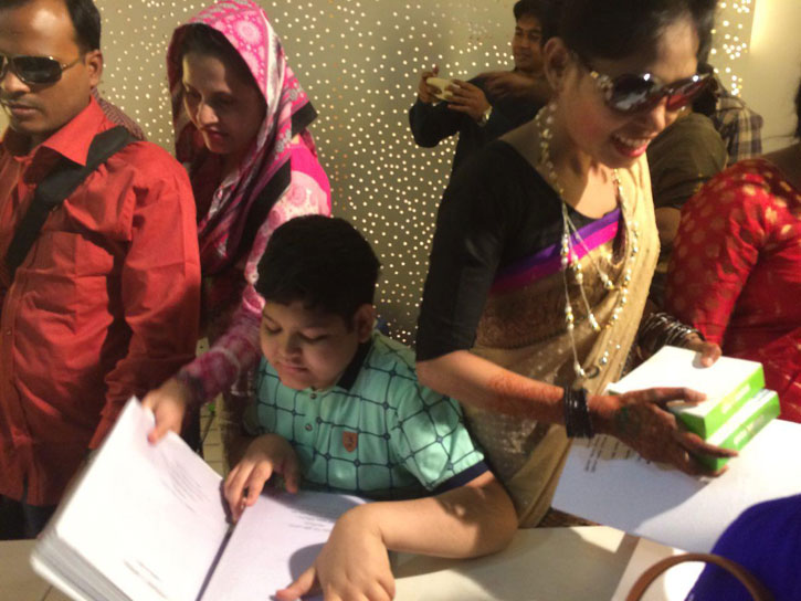 ব্রেইলে সাহিত্য: ‘স্পর্শ আমাদের স্পর্শ করেছে’