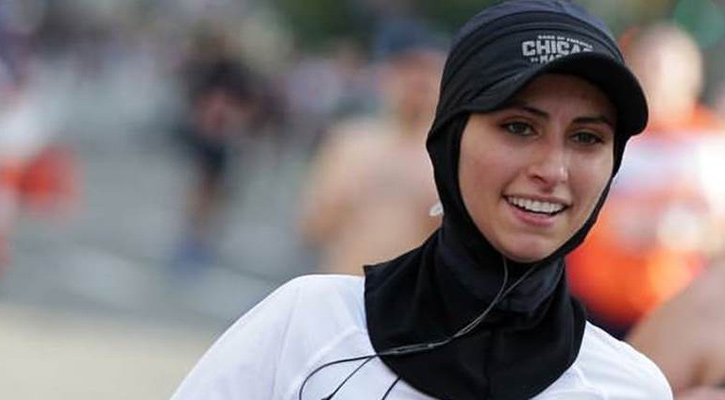 প্রথমবারের মতো আমেরিকার ম্যারাথনে হিজাবি নারী
