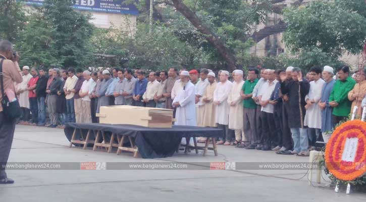 কবি সাযযাদ কাদিরের জানাজা সম্পন্ন