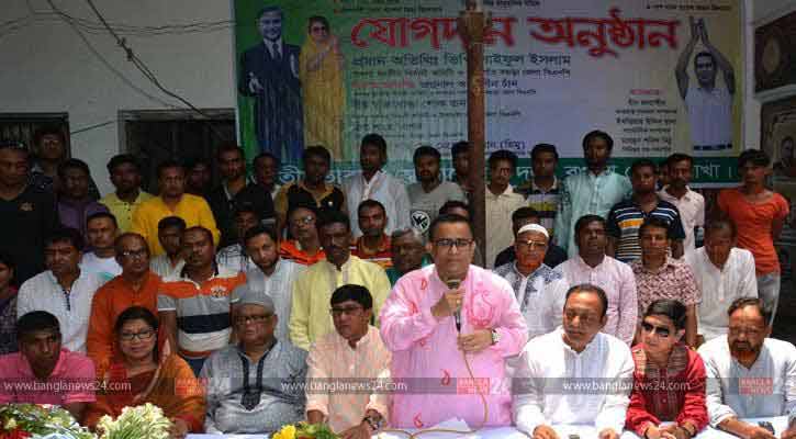 বগুড়ায় স্বেচ্ছাসেবক দলে শতাধিক লোকের যোগদান