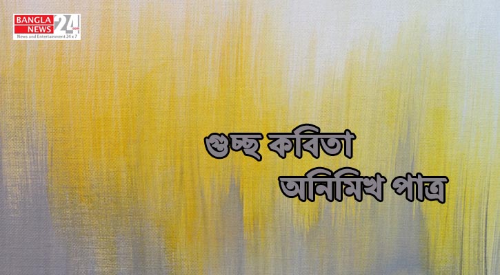 গুচ্ছ কবিতা | অনিমিখ পাত্র