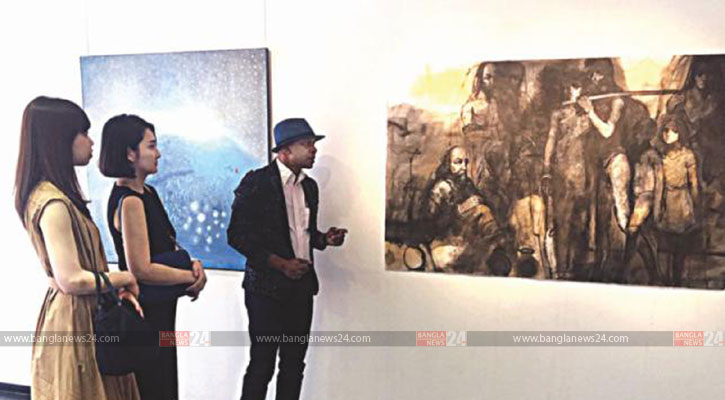 জাপানে মোহাম্মদ ইকবালের ৪১তম একক চিত্রকর্ম প্রদর্শনী