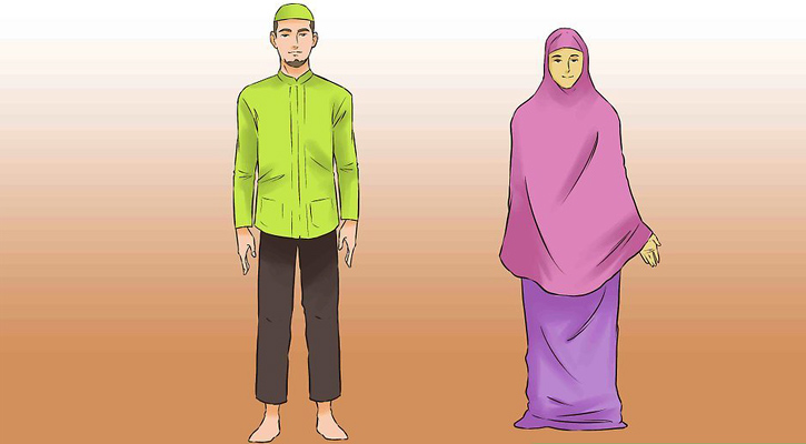 স্বামী-স্ত্রীর জামাতে নামাজ আদায়ের নিয়ম