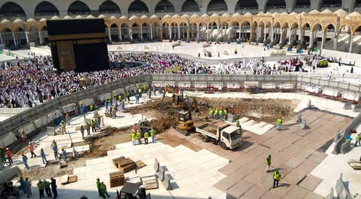 জমজম কূপের সংস্কার কাজ শুরু