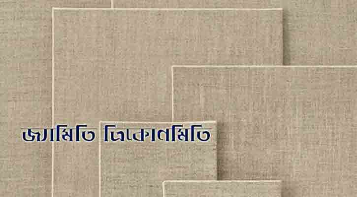 জ্যামিতি ত্রিকোণমিতি ।। শামীমা সুলতানা