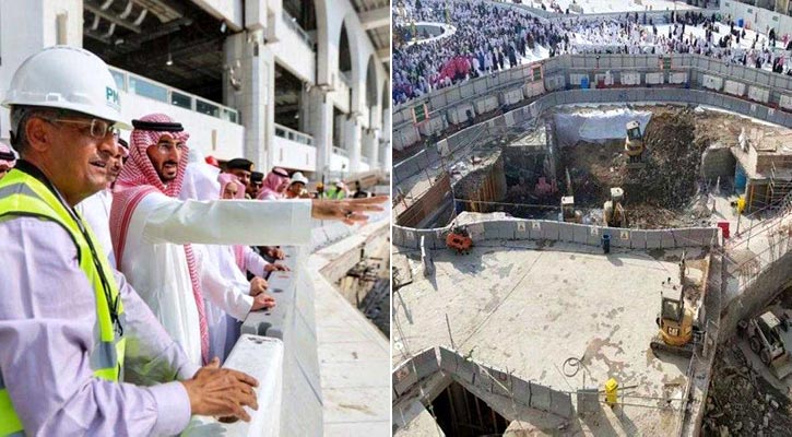 জমজম কূপের সংস্কার কাজ পরিদর্শনে মক্কার ডেপুটি গভর্নর