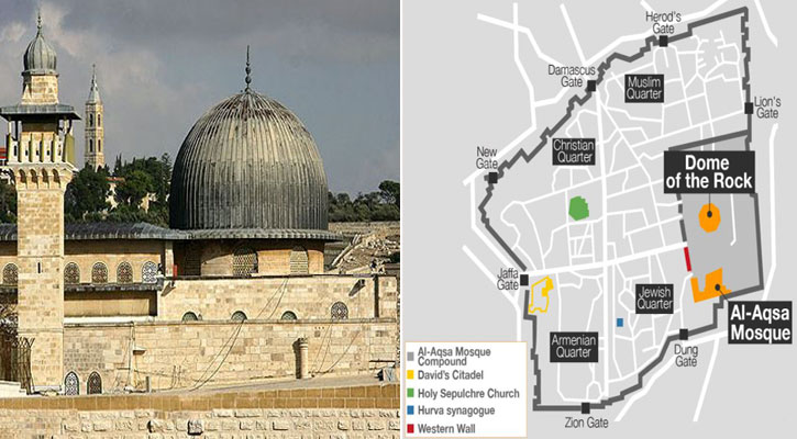 প্রথম কেবলা আল আকসা গুরুত্বপূর্ণ যেসব কারণে