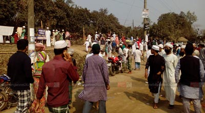 আখেরি মোনাজাতে শেষ গাজীপুর আঞ্চলিক ইজতেমা 