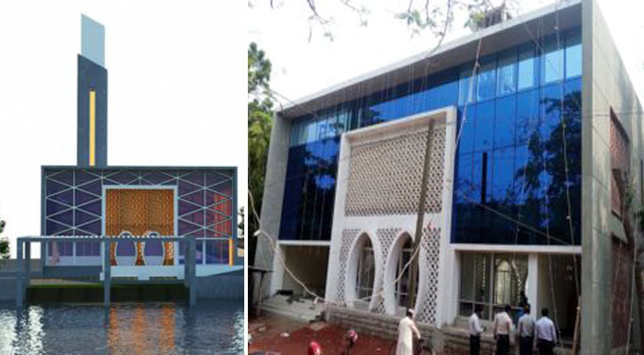 মিরসরাইয়ে দৃষ্টিনন্দন মসজিদ উদ্বোধন