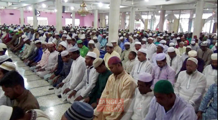 খাগড়াছড়িতে ঈদের জামাত অনুষ্ঠিত