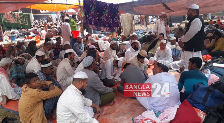 মঙ্গলবার আখেরি মোনাজাতে শেষ হচ্ছে সাদ অনুসারীদের ইজতেমা