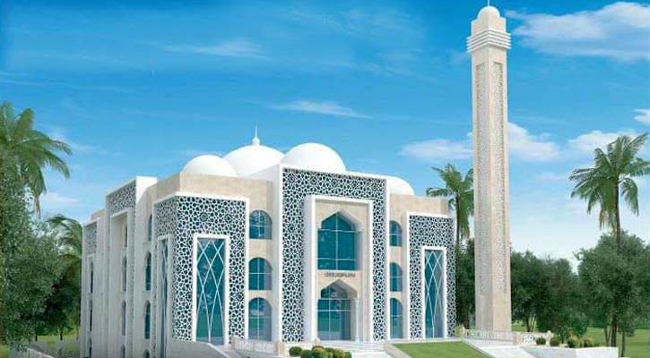 কক্সবাজারে নির্মিত হচ্ছে দৃষ্টিনন্দন ৯ মডেল মসজিদ