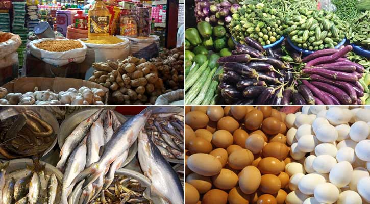সবজির দাম কিছু কমলেও চড়া নিত্যপণ্যে