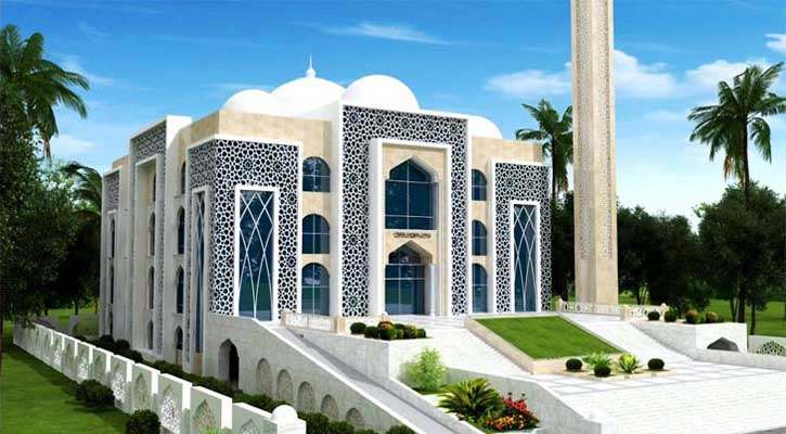 ১৬ কোটি টাকা ব্যয়ে নির্মিতব্য মডেল মসজিদের কাজ বন্ধ