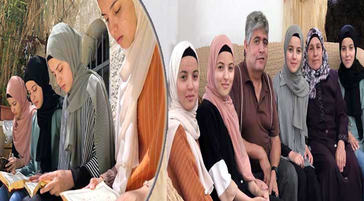 একসঙ্গে কোরআন হিফজ করলো চার যমজ বোন